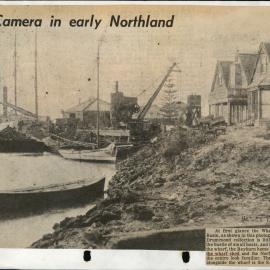 PN01.14 Whangarei Town Basin showing wharf & Reyburn home