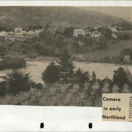 PN01.20 Whangarei about 1900, showing Ewing's orchard and Pentland House