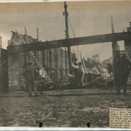 PN01.31 Erecting roof of Drummond Bros' new building in Cameron Street