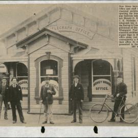 PN01.41 Whangarei Post Office and staff in 1897
