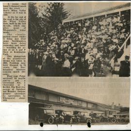 PN01.66Back Kensington Park A & P Show 1900 / Nutsford & Menzies garage 1926