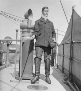 Hartley Travers Ferrar as a geologist on the 'Discovery' during Scott's British National Antarctic Expedition 1901-1904